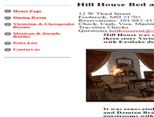Tablet Screenshot of hillhousefrederick.com